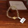 Pulsera de Cristal de Citrino Amarillo Natural con Cuentas, un Regalo Único y Original para Mejores Amigos