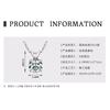 Collar Tk Live Classic de Seis Garras D Color Moissanita para Mujer Plata S925 Colgante Versátil Joyería Celebridad de Internet Venta al por Mayor Transfronteriza
