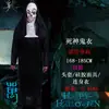 Punto Halloween Doctor Sangriento Policía Bruja Blanco y Negro Impermanente Muerte Dinastía Qing Zombi Sadako Ropa de Fantasma Ropa de Actuación