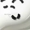 Acessórios para Nail Art Mini Asas Tridimensionais Asas de Anjo Decorações de Unha de Resina Preto e Branco 20 Peças
