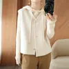 Chaleco de Cachemira Doble Cara Otoño Invierno para Mujer Corto Casual Petite Sin Mangas Chaleco de Lana Abrigo Chaleco de Lana Pura