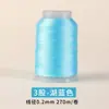 Série Land Blue Fio 3/12 Fios Pulseira de Corda Trançada Feita à Mão DIY Pingente de Franja Materiais para Joias Atacado
