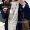 Collar de Cuerda de Cera de Flores de Moda Coreana Versátil para Mujer 2025 Nueva Cadena para el Cuello Diseño de Nicho Cadena para la Clavícula Cadena para Sudadera