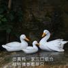 Adornos de Resina de Pato Bebiendo Animal Simulado para Exterior, Patio, Jardín, Piscina, Estanque de Peces, Decoración de Paisaje Acuático, Diseño de Paisajismo