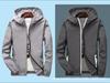 Abrigo de primavera y otoño para hombre, chaqueta con capucha informal coreana de talla grande, cortavientos con logotipo de una generación de cabello