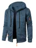 Nueva Sudadera con Capucha de Punto Jacquard Casual Deportiva para Hombre