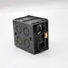 Caixa de Base Tipo 86 Preta Retardante de Chama de PVC, Caixa de Junção para Interruptor Espessada de Exportação, Caixa de Base para Emenda de Interruptor