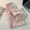 Nuevos Pantalones Casuales Holgados de Talla Grande Estilo Verano 2025 Pijama de Primavera y Otoño Piernas Anchas Holgadas Se Pueden Usar para Caminar