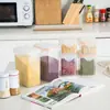 Lata Plástica Selada Material PP Organizador Recomendado Grau Alimentício Açúcar Branco Leite em Pó Armazenamento de Produtos Secos Recipiente à Prova de Umidade