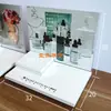 XiuLiKe expositor acrílico para cosméticos stand de estudio vitrina para productos de cuidado de la piel expositor