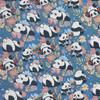 Tela Jacquard Teñida en Hilo de Algodón y Poliéster con Patrón de Panda Lindo Productos para Niños Productos para Mascotas Cojín de Sofá Tela Jacquard
