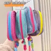 Bolsa de tofu colorida para almacenamiento de artículos varios de viaje y exteriores, bolsa de malla ultraligera, multifuncional, duradera, gran capacidad, venta al por mayor