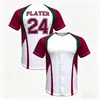Uniformes Escolares para Clubes de Empresas Transfronterizas, Uniformes de Béisbol, Uniformes de Sóftbol, Hechos a Medida, Secado Rápido, Transpirables, Que Absorben la Humedad