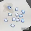 Decoración de red para uñas con forma octagonal de 6*8 colores, base plana, diamantes, explosiones de moda en internet, Xi Fei de vuelta al palacio, joyas de uñas con diamantes de cristal brillante