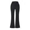 Pantalones Acampanados Ajustados de Cintura Alta Estilo Coreano, Forrados de Felpa, Nueva Moda 2026, Alta Elasticidad, Engrosados, Adelgazantes, Pantalones Casuales Elegantes