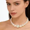 Estilo Nuevo de Nicho de Comercio Exterior Transfronterizo, Conjunto de Pulsera y Collar de Perlas Grandes de Imitación, Conjunto de Lujo Ligero de Gama Alta