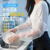 Mangas de Braço Descartáveis Elásticas Plástico Impermeável Transparentes Mangas de Cozinha Punhos Longos Protetoras para Churrasco ao Ar Livre Acampamento Transfronteiriço