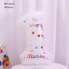 INS Globo Digital de Cumpleaños Niños Año Uno Foto 32 pulgadas Blanco Feliz Cumpleaños Accesorios de Picnic