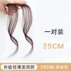 Longshu Bangs Peruca Peça Feminina Verão Mid-split Simulação Cabelo Fake Bangs Natural Front Net Red Fluttering Sea Oito personagens Bangs