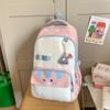 Mochila Escolar para Niñas Estudiantes de Primaria 2025 Nueva Alto Valor de Color Estudiantes de Secundaria Letras Estudiantes Universitarios Mochila de Preparatoria