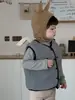 Roupas Novas Outono e Inverno 2026 para Crianças Estilo Coreano Roupas Infantis Roupas de Inverno para Bebês Jaqueta Colete para Meninos Fato Espessado