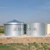 Depósito de Agua para Huerto, Piscina de Lona de Chapa Galvanizada, Estanque Grande para Peces, Estanque Redondo para Peces, Piscina de Riego Duradera de Gran Capacidad para Tierras de Cultivo