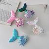 Lentejuelas Dibujos Animados Sirena Accesorios para el Cabello Estrella de Mar Concha Coreana Pinza para el Cabello para Niñas Tocado de Niña Horquilla Aro para el Cabello