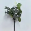 Ramas de Piñas Artificiales de Navidad Accesorios para Árbol de Navidad Ramo de Frutas Rojas Bayas Adornos Decoraciones Navideñas Esquejes Navideños