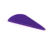 Pluma en Forma de Gota de Agua de 2 Pulgadas Sin Logo, Pluma de Plástico de Alta Elasticidad, Eje de Flecha de Carbono Mezclado con Carbono, Fabricante Mayorista de Accesorios para Tiro con Arco