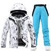 Traje de Esquí para Hombre y Mujer Traje Invierno Exterior Cálido Traje de Esquí Snowboard Doble Traje de Esquí Traje Nuevo