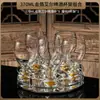 Modelo Nuevo 2025 Vaso para Cerveza Artesanal Blue Mountain, Vaso de Agua de Cristal de Lujo de Alta Gama, Vaso para Cerveza de Barril, Set Blue Mountain