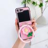 Flor tridimensional para pulsera de funda de teléfono móvil Samsung Zflip5 plegable OPPOfindN3/VIVOXFLIP Huawei