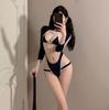 Coelho Sujo Doce Água Morto Swimsuit Sexy Underwear Uniforme Tentação Paixão Livre de Crotch Hot Manga Longa Siaman