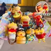 Llavero Colgante Auténtico de Muñeca que Cambia de Color de Dibujos Animados Shin-Chan Llavero de Coche para Pareja Colgante Decoración de Bolsa