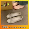 Estilo Coreano Consciente do Design 2026 Novos Sapatos de Solado Macio Sapatilhas Francesas para Pés Não Cansam Mocassins com Laço