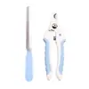 Cortador de unhas para animais de estimação cortador de unhas para cães grandes cortador de unhas multifuncional tesouras para gatos Teddy conjunto de duas peças Atacado