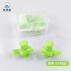 Tapones de silicona en espiral en stock pequeños y fáciles de llevar tapones para los oídos tapones protectores para nadar tapones para los oídos con LOGO imprimible venta al por mayor
