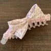 Pinza grande para el pelo estilo coreano para mujer, pinza banana para coleta alta, suave y elegante, lindo accesorio para el cabello