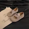 Zapatos de tacón de lunares zapatos de ballet para aumentar altura estilo coreano retro punta redonda Mary Janes 2025 principios de otoño nuevos franceses corte bajo