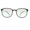 En stock ULTEM Plástico-acero Vintage armazón para gafas de miopía armazón de gafas de cuerpo entero color vino tinto para mujer armazón de gafas artístico negro para hombre