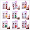 Pendientes de clip para orejas sin agujeros para niñas, aretes falsos navideños para niñas, aretes de princesas con dibujos animados