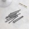 Tocado con clip de un solo personaje y base negra para todas las combinaciones, horquilla simple Liu Haihai, clip invisible, accesorios para el cabello de Corea del Sur.