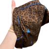 2026 Tejido de Seda de Hielo y Nieve de Alta Densidad Estampado de Leopardo Estampado de Estrellas Pijama para Mujer Otoño Nuevo Conjunto Casual para el Hogar