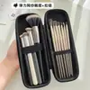 Bolsa de armazenamento de pincéis de maquiagem de grande capacidade para mulheres, modelo novo portátil 2025, estojo específico para viagem para pincéis de sombra e pincéis de maquiagem