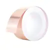 Cinta de Lámina de Cobre de un Solo Conductor Troquelada para Auriculares con Adhesivo Posterior, Papel de Lámina de Cobre Antiestático Disipador de Calor para Transformadores, Láminas Cuadradas de Lámina de Cobre