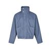 Casaco masculino MADEEXTREME azul francês lavado, estilo retrô americano, primavera, Harrington, estilo boxy