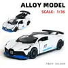 Simulación Transfronteriza Aleación Modelo de Coche Todoterreno Adornos Coche Deportivo Infantil Aleación Coche de Retracción Regalo para Niño