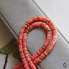 6-7mm Natural Freshwater Shell Spacer Gasket Scatter Madrepérola Bead Pulseira Colar Semi-acabado DIY Acessórios