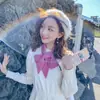 Bufanda Estilo Coreano para Mujer Invierno Pelo de Visón Sintético Engrosada Cálida para el Cuello Versión Estrecha Bufanda Pequeña Estudiante Combinable Decorativa Cinta