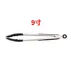 Pinza de comida de silicona pinza para barbacoa de alta temperatura pinza para buffet de pan pinza para filete frito 7912 pulgadas en stock